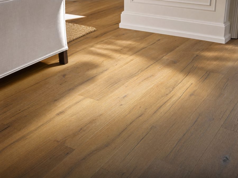 Luxury vinyl flooring in a Tampa Bay home