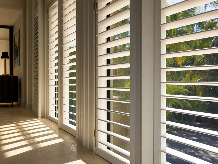 Plantation shutters adding permanent value to a Tampa Bay home